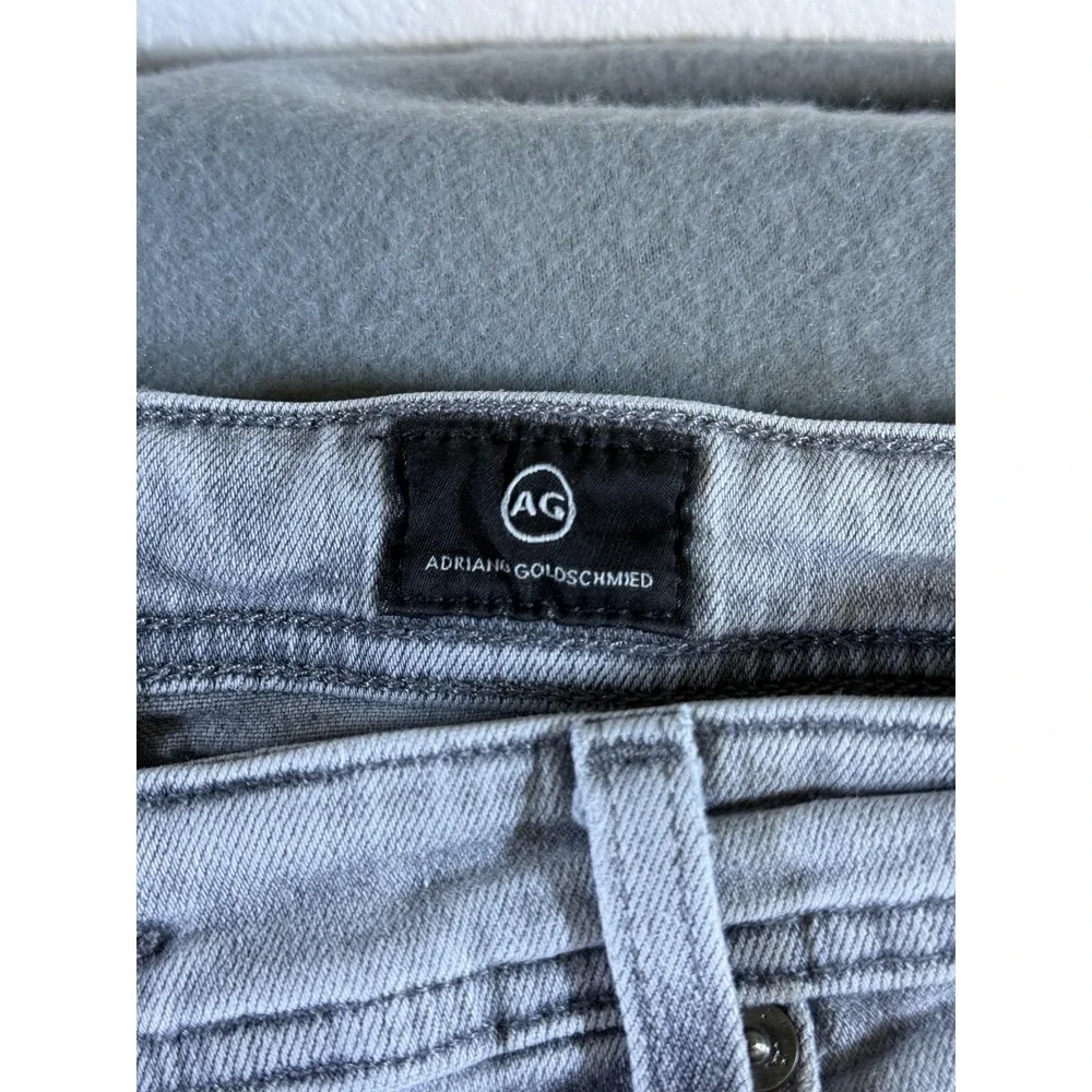 AG Adriano Goldschmied Jeans Mens 32x26 Light Gray Everett Slim‎ Straight Denim